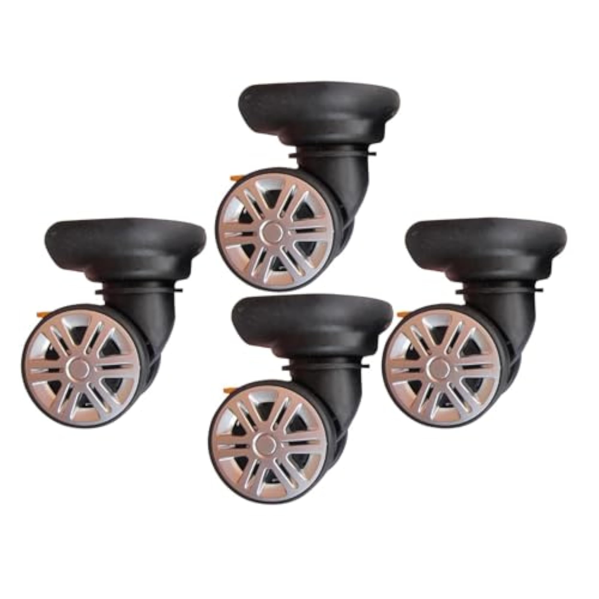 Silent Suitcase Swivel Wheels, 4pcs