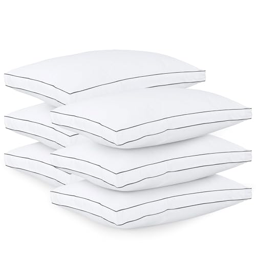 King Size Pillows, Hotel Quality, Set of 6