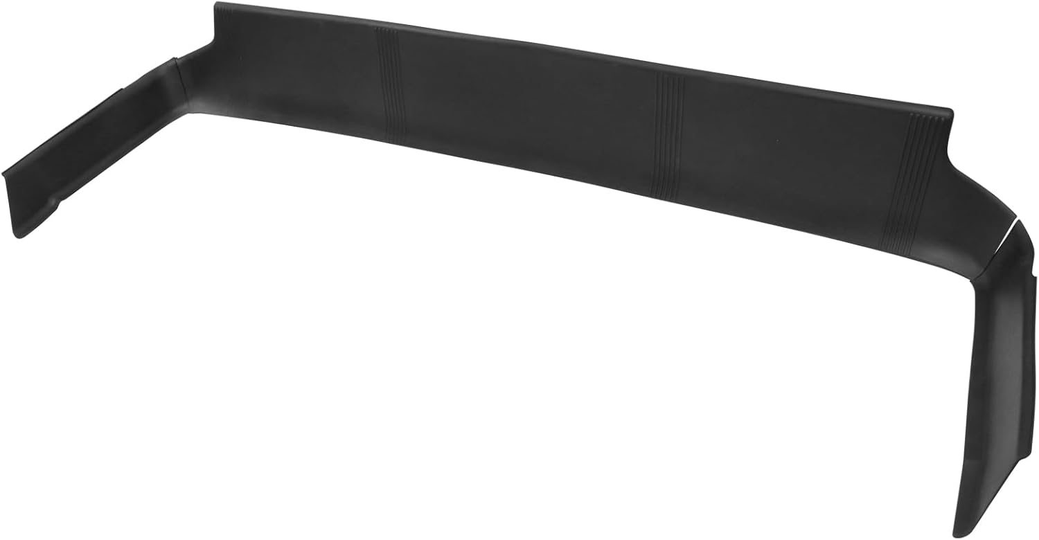 IKON MOTORSPORTS, Rear Under Seat Cover Anti Kick Pad Protector Compatible with 2020-2024 Tesla Model Y, Black TPE Waterproof Floor Liners Rear 2nd Row Car Foot Pad Interior Accessories