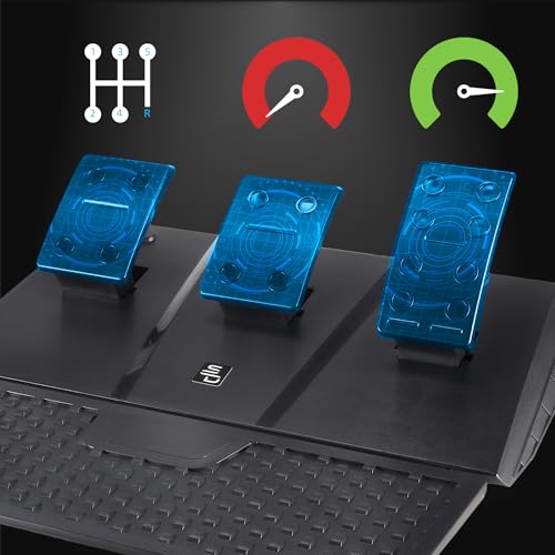 Superdrive Gs850-X Racing Volante con leva del cambio manuale, 3 pedali, levette del cambio per Xbox Series X/S, Ps4, Xbox One - Controller - Immagine 6