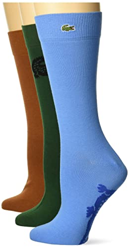 Lacoste Women's 3 Pack Graphic Croc Socks