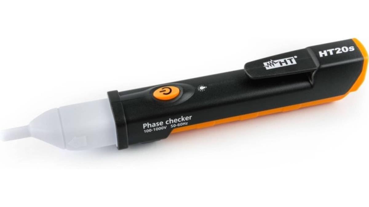 HTI 693 Rilevatore di tensione senza contatto con torcia LED