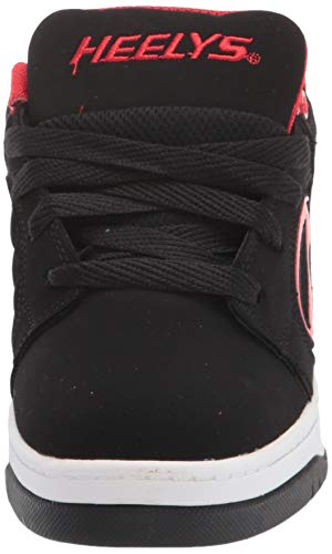 HEELYS Girls Voyager Wheeled Heel Shoe, Black/Red, 7 Big Kid2