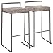 LumiSource Fuji Stacker Barstool - Set of 2
