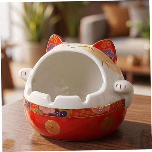 Cendrier de chat pour éviter les cendres volantes et purifier le salon