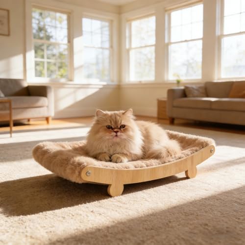 Lit en peluche pour chats idéal pour la décoration de la maison