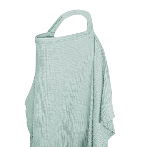 de lactancia de algodón y transpirable, cubierta de lactancia, chal privado de lactancia, chal de lactancia, cubierta multiusos para asiento de coche, cochecito, bufanda, manta para
