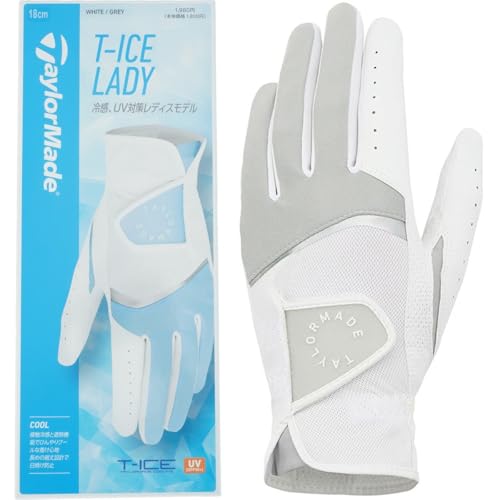 TAYLORMADE GOLF(�e�[���[���C�h�S���t) T-ICE ���f�B 4.0 �O���[�u �V���O�� �z���C�g/�O���[ �T�C�Y : 21cm ���f�B�[�X �S���t�p�O���[�u TL940 26SS