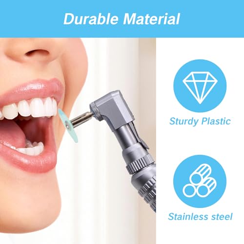 Image of 40 Pieces Composite Finishing Kit Dental Polishing Discs and Tools 12mm & 14mm Dental Polisher Supplies with Mandrel Stem Professional Denture Burs Sanding Strips Resin Material for Teeth