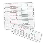 ROMISBABA 6 Stück Uv-testkarten Wiederverwendbar für Präzise Uvc Messung Kompakt und Tragbar für Reptilienhaltung und Uv-testbereiche