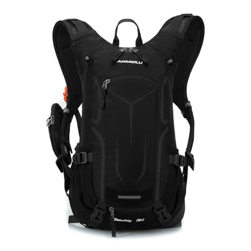 Outdoor Cycling Backpack, Bicycle Backpack, Water Bag Backpack, Mountain Hiking Backpack (Black,...