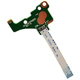 Deal4GO Power Switch Button Board with Ribbon Cable Replacement for HP Pavilion 17-E 15-E 15-E000 TPN-Q118 Q117 15-e064TX 14-E DA0R68PB6D0 720673-001