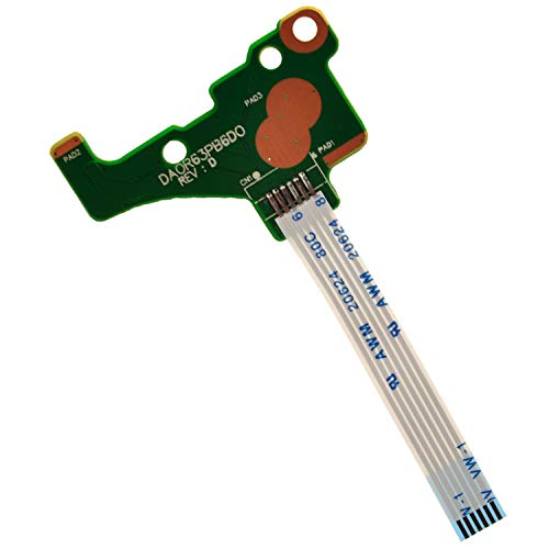 Deal4GO Power Switch Button Board with Ribbon Cable Replacement for HP Pavilion 17-E 15-E 15-E000 TPN-Q118 Q117 15-e064TX 14-E DA0R68PB6D0 720673-001