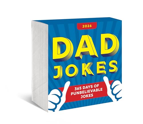2026 Dad Jokes Boxed Calendar: 365 Days of Punbelievable Jokes (Daily Joke Calendar for Him, Desk Gift for Her) (World's Best Dad Jokes Collection)