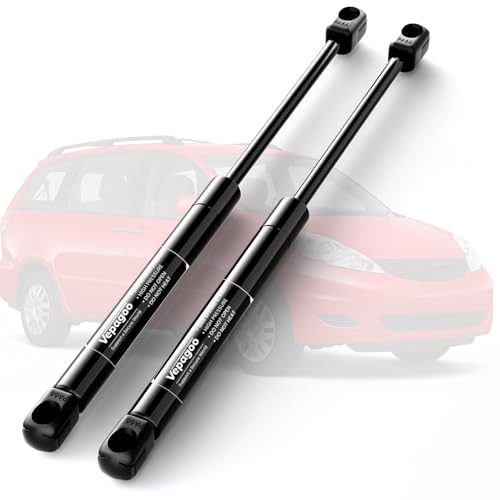 Vepagoo Liftgate Struts for Toyota Sienna 2004-2010, Rear Hatch Shock for Toyota Sienna Base/Limited/CE/LE/SE/XLE, Tailgate Shock Lift Supports Spring, 95466, 14192, 4590
