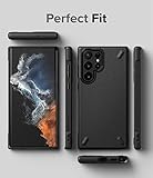 Ringke Onyx Compatible with Samsung Galaxy S22 Ultra 5G Case (2022), Rugged Shockproof Non-Slip TPU Slim Thin Phone Cover for S22 Ultra 6.8-Inch - Black - Image 9