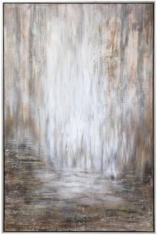 Uttermost Abstract Art in Antique Silver, Multicolor, 2.25 x 41.25 x 61.25, (31331)