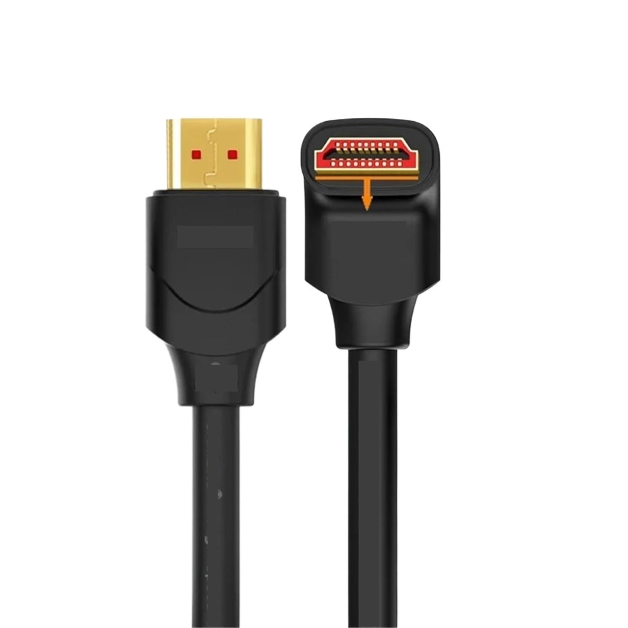 Compatibile con console di gioco PC TV Laptop Cavo HDMI 2.0 angolare | Cavo ad alta velocità da 90/270 gradi, funziona con le funzioni 4K, 3D, 1080P e ARC(270 Degree,3M)