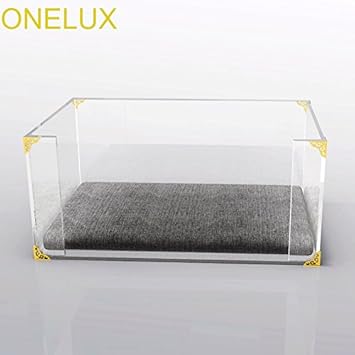 lucite dog bed