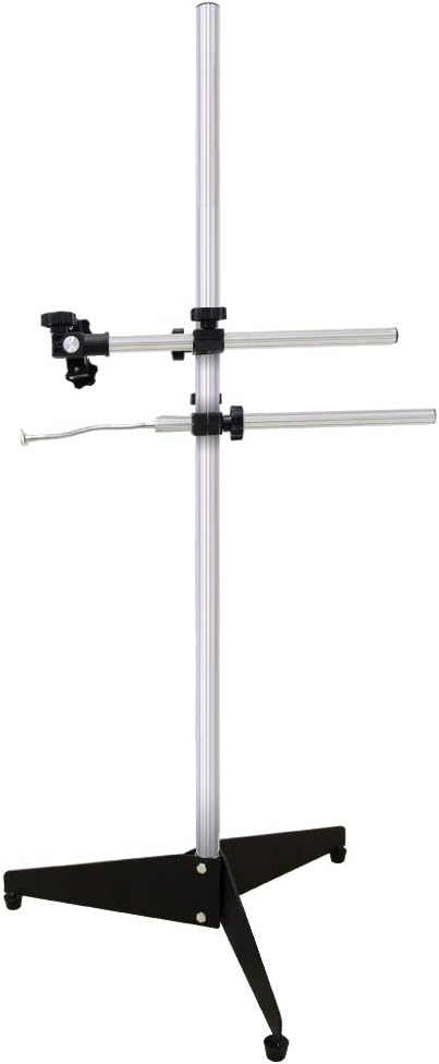 v4ink Universal Stainless Steel Adjustable Stand Bracktet Freestanding Holder Bentsai Handheld Inkjet Printer to Use on Conveyor Belt Assemble Line Production Line