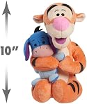 Disney Classics Lil Friends Tigger and Eeyore Plushie Stuffed Animal, Officially Licensed Kids Toys for Ages 2 Up, Gifts and Presents