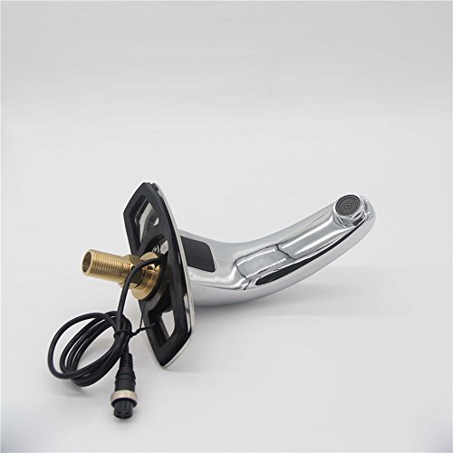 Dual-Powered Automatic Sensor Faucet Hands Touch Free Touchless Bathroom Water Sink Tap #TOP4