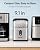 EUHOMY Nugget Ice Maker Countertop, Ready in 7 Mins, 35Lbs/24H Pebble Ice Maker Machine, Self-Cleaning Countertop Sonic Ice Makers with Ice Scoop&Basket, Pellet Ice Maker for Home, Stainless Steel