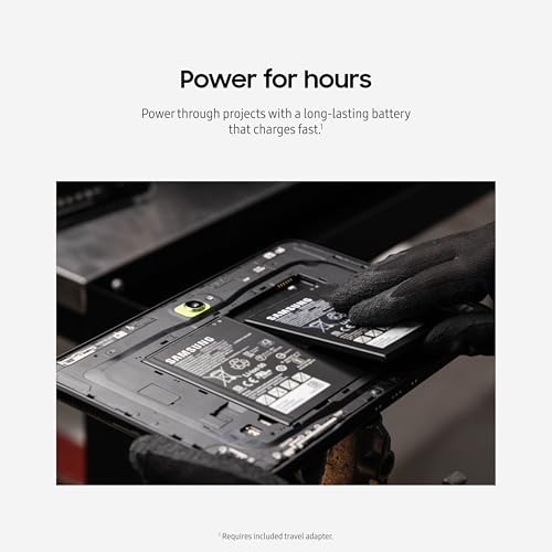 Image of Samsung Galaxy Tab Active5 Pro 10.1 inch 8+256GB 5G Work Tablet, 5G Unlocked, Rugged Design, Sensitive Touchscreen, Long Battery Life for Workers, SM-X358UZGEN14, Green