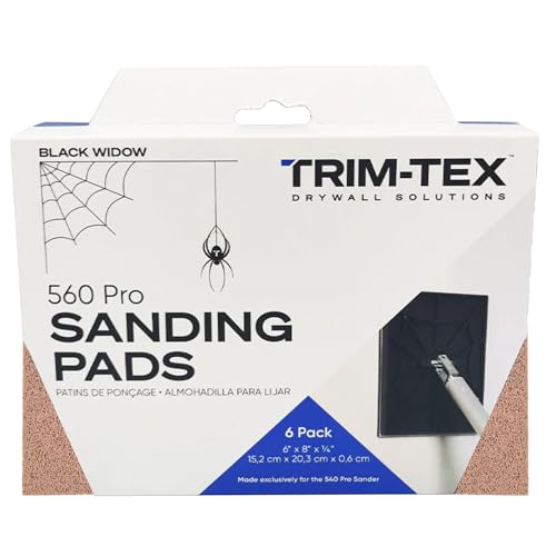 Black Widow 540 Drywall Sanding Pads (220 Grit - Extra Fine)