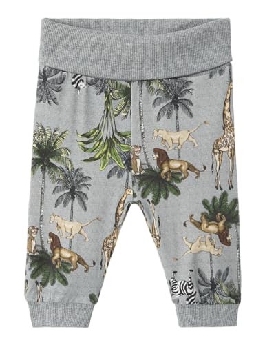Design moderno NAME IT NBMJEBB LIONKING Pant WDI, Pantaloni Ragazzini, Grey Melange,