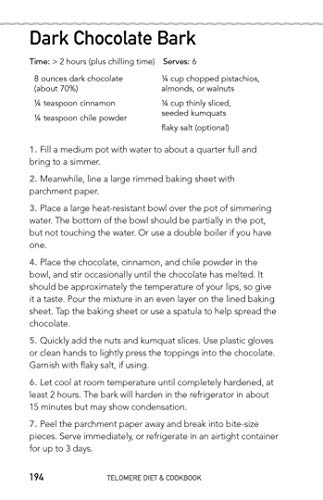 The Telomere Diet and Cookbook: A Scientific Approach to Slow Your Genetic Aging and Live a Longer,