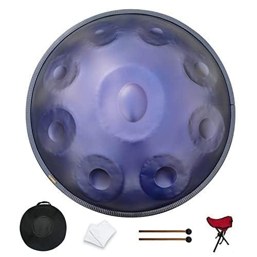 GLADFRESIT Handpan Drum 440Hz 9 notes 22 inch
