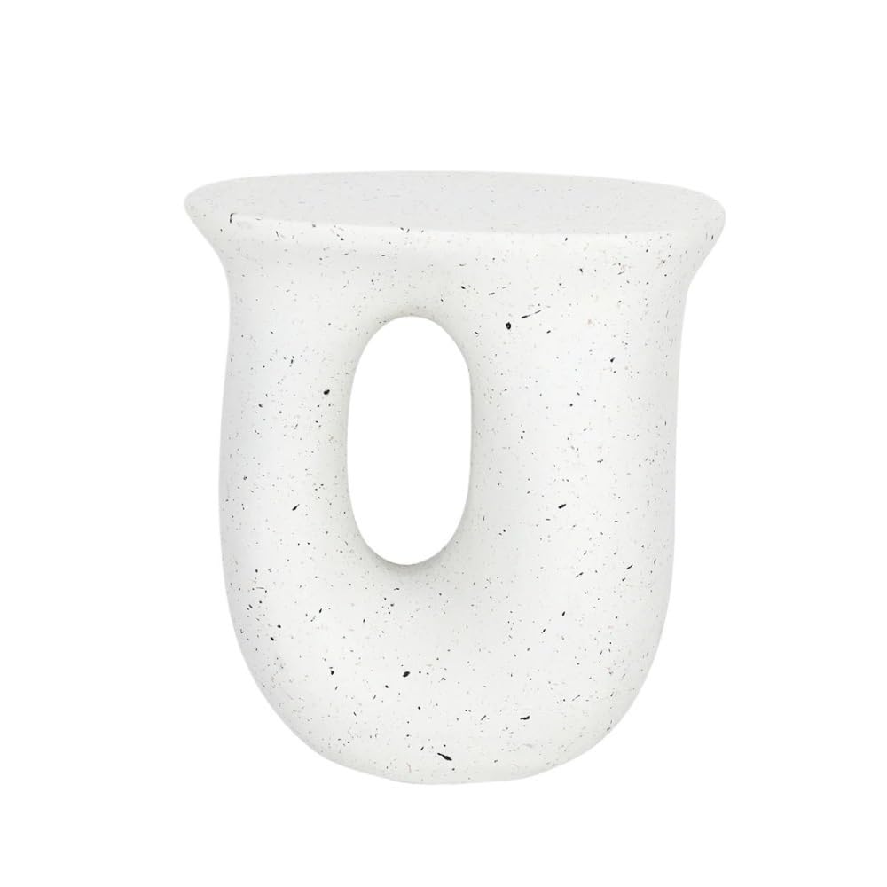 Table basse en béton géométrique mobilier sculptural haut de gamme en U