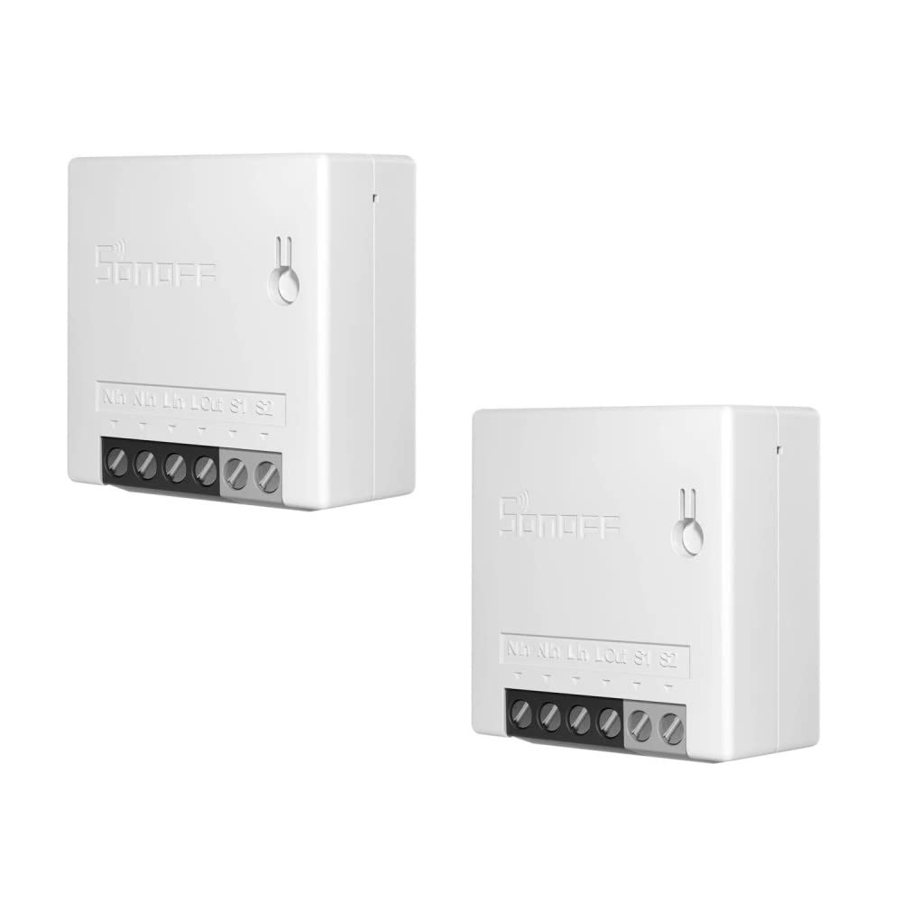 Mediawave Store - Sonoff Mini R2 Módulo Inteligente Automatización Doméstica Wi-Fi Wireless APP Control de Vocal, Interruptor Smart, Compatible con Amazon Alexa y Google Home Assistent (2)