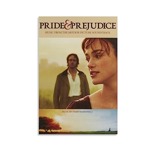 BAOCE Póster de la película Pride And Prejudice (22) póster de arte en lienzo y arte de pared, póster moderno de decoración familiar de 12 x 18 pulgadas (30 x 45 cm)