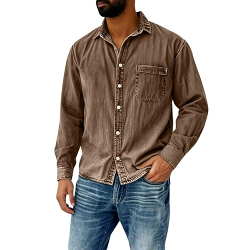 Veste confortable à manches longues style chemise simple et authentique