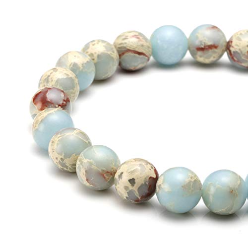 Image of Top Plaza Stretch Rose Quartz Life Tree Lucky Stone Bracelet Reiki Healing Crystal Gemstone Dangle Charms Pendant Birthstone Bracelet(6.2 inch)