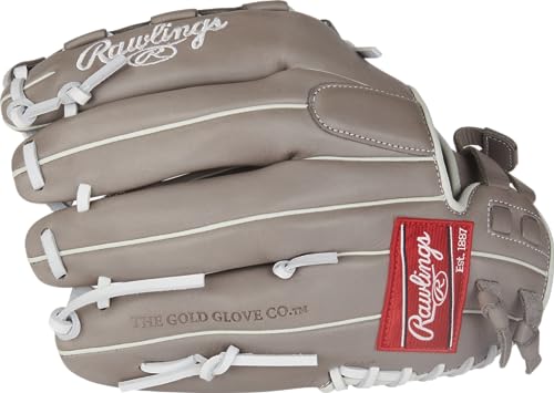 Rawlings R9 Series Fastpitch Softball Glove, Basket Web, 12.5 inch, Right Hand Throw