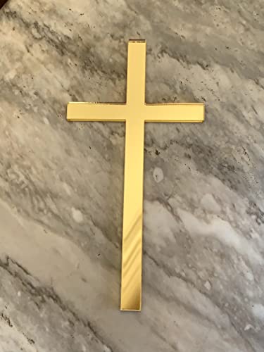 Personalized Name Cake Charm & Cross, Custom Christening Cake Topper, Baptism Cake Decor, Laser Cut Name, Cake Plaques, Mirror Acrylic Cake Decorations, 1St Holy Communion, God Bless, Available Sizes #TOP6