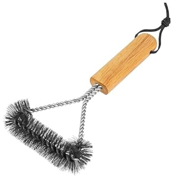 Flintronic Spazzola Per Barbecuecu, Spazzola Barbecue, Spazzola Griglia, Spazzola per Griglia con Setole in Acciaio Inossidabile, Accessori per la Pulizia Barbecue