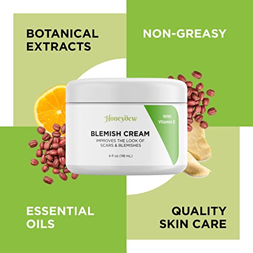 Scar Cream Face And Body Moisturizer - Whipped Blemish Cream For Stretch Marks And Old Scars With Shea Butter - Silicone Free Hydrating Stubborn Scar Cream With Vitamin E For Face And Body Care #TOP4
