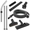 SHUOMAO Replacement Hose for Numatic Henry Hetty Hoover Attachments,Spare Parts Tool Brush Kit 2.5m Hose Pipe,32mm Extension Tube Brush Head Accessories for James Hetty Edward Harry(8 Kit)