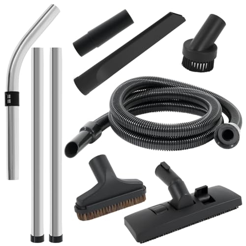 SHUOMAO Replacement Hose for Numatic Henry Hetty Hoover Attachments,Spare Parts Tool Brush Kit 2.5m Hose Pipe,32mm Extension Tube Brush Head Accessories for James Hetty Edward Harry(8 Kit)