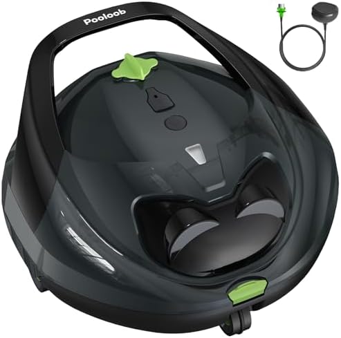 Pooloob PF1 Pro Pool Vacuum Robot with Buoy & Tether, Triple Laye...