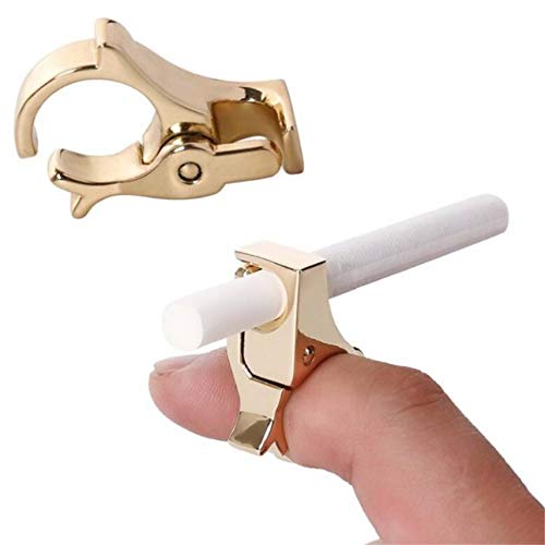 JXCG Anneau de Porte-Cigarette de Doigt Clip de Support de Bague de Cigarette pour Hommes et Dames Mains Rack Pince à Fumer pour Accessoires de fumée régulière Cover