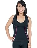 Delfin Spa Women's Heat Maximizing Underbust Racerback Exercise Tank – Petite thru Plus