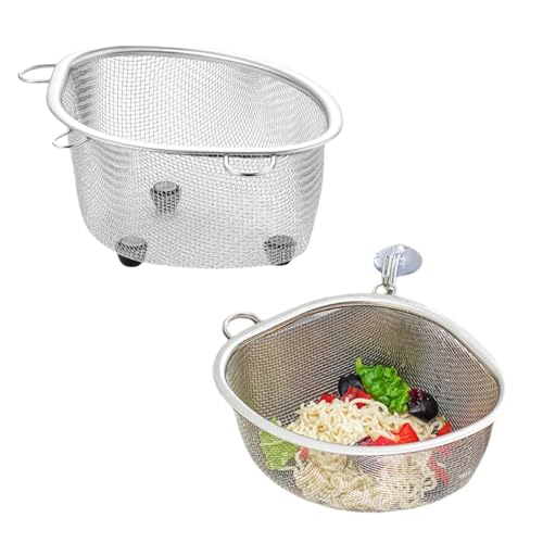 Colador Triangular para Fregadero de Cocina 2PCS