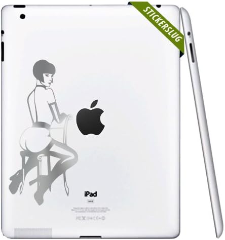 Stickerslug Sexy XXX Pin Up Girl Decal for Apple iPad 1st/2nd/3rd/4th gen and Retina
