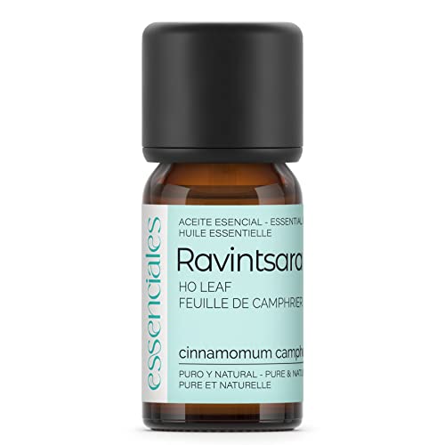 Essenciales – Olio Essenziale di Ravintsara/Albero di Canfora, 100% Puro e Naturale, 10 ml | Olio Essenziale di Cinnamomum Camphora