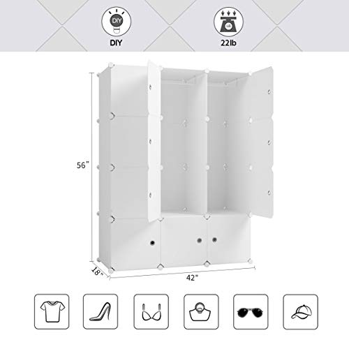 image for Aeitc Portable Wardrobe Closets 14
